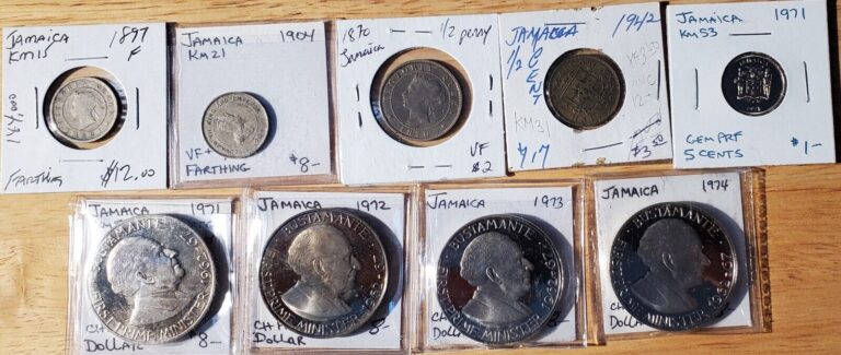 Read more about the article 9pc Jamaica Assorted Coin Lot