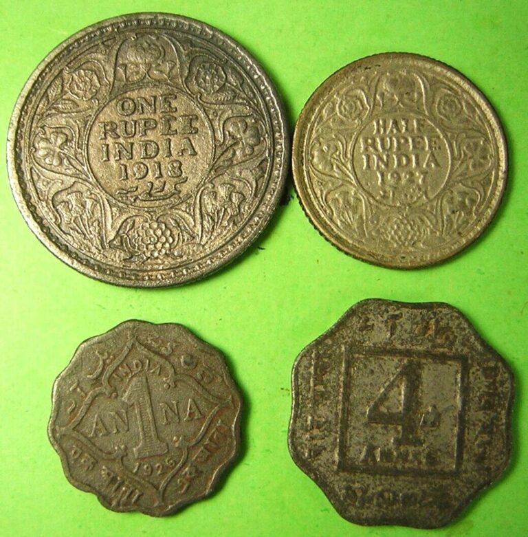 Read more about the article India  four coins not issued by the Indian government.