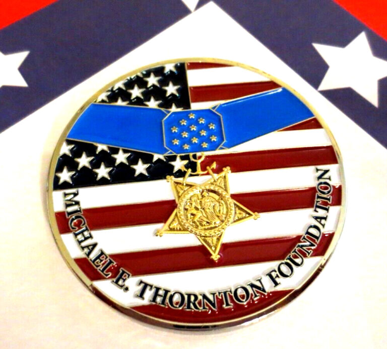 Read more about the article Challenge Coin Medal of Honor Recipient Hero US Navy Michael E Thornton Vietnam