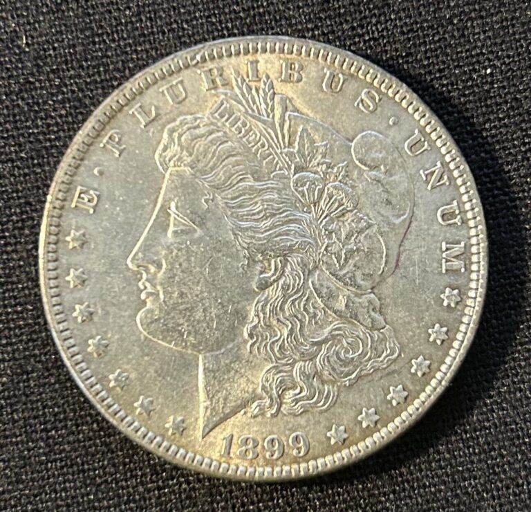 Read more about the article 1899 S Morgan Silver Dollar  High Grade Details  Circulated $1 Coin