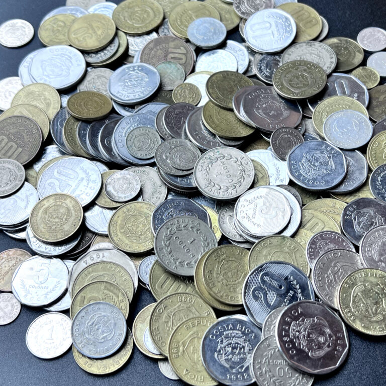 Read more about the article Costa Rican Coins 2.5 KG Bulk Lot of ~400 Coins from Costa Rica 🇨🇷