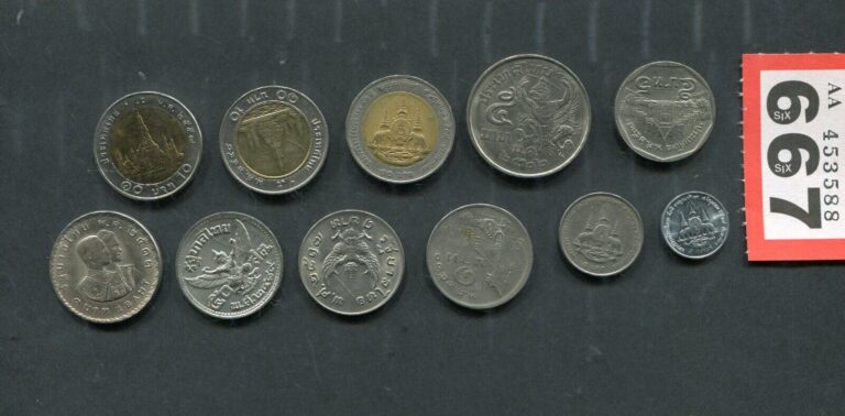 Read more about the article Lot of  11  coins of Thailand