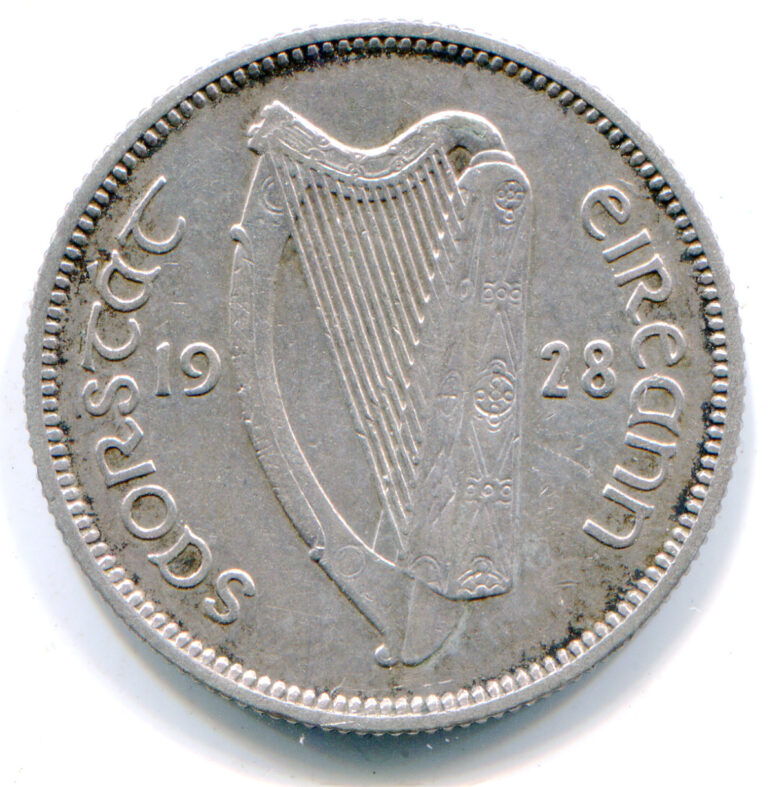 Read more about the article Ireland  Shilling 1928 KM-6   lotjul4671