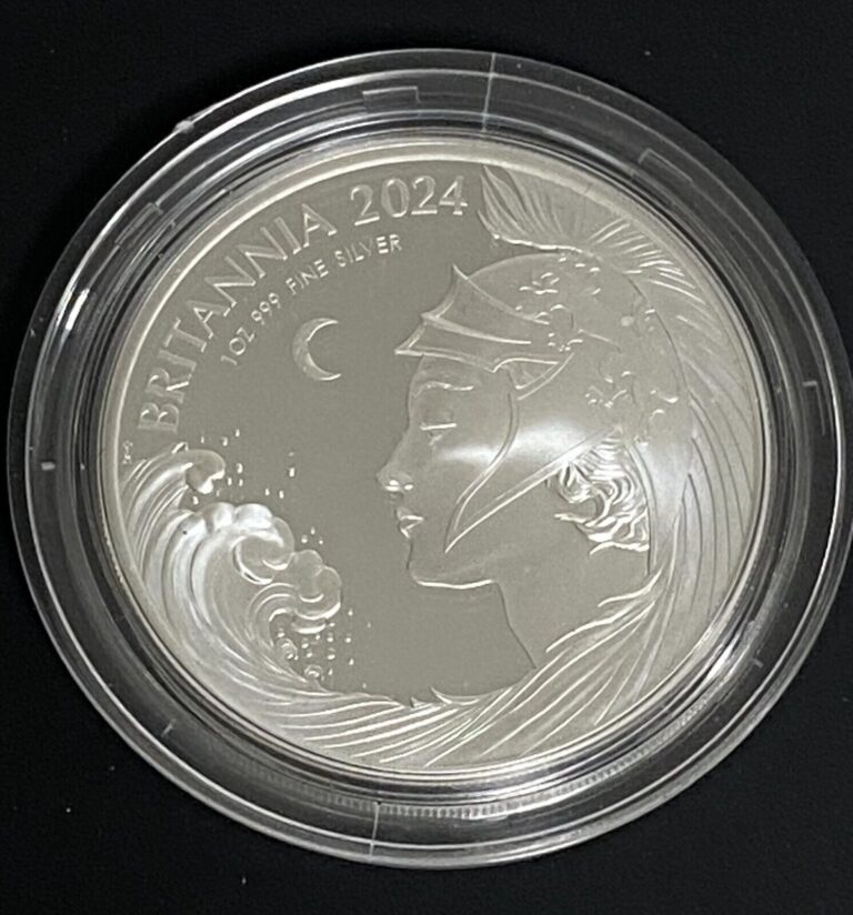 Read more about the article 2024 United Kingdom Britannia 1oz Silver Proof £2 Coin  with COA / box