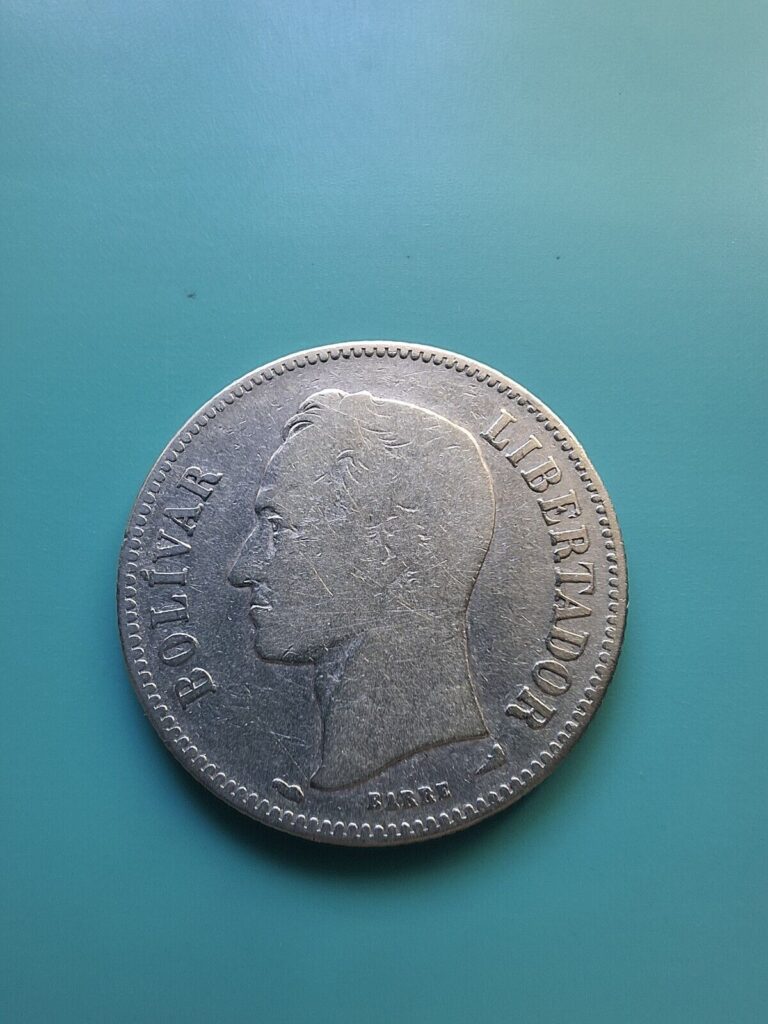 Read more about the article Venezuela 2 Bolivares Lei 83.5% Silver Coin