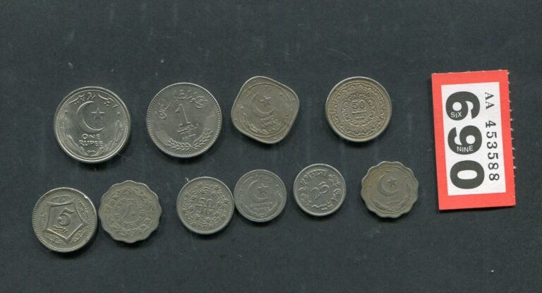 Read more about the article Lot of   10  coins of      Pakistan