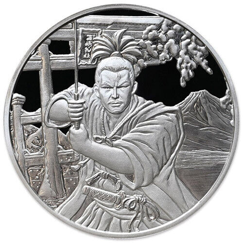 Read more about the article 2022 1 oz Fiji Silver Ancient Warrior Samurai Coin (Proof-Like)