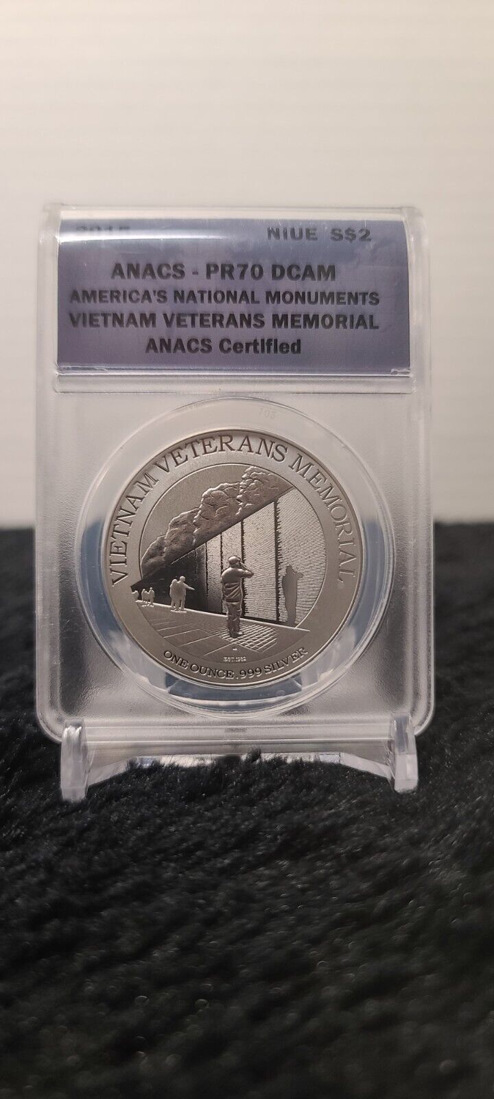 Read more about the article ANACS PR70 DCAM AMERICAS NATIONAL MONUMENTS VIETNAM VETS. With FREE💥COIN SET💥