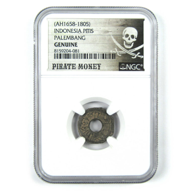 Read more about the article 1658-1805 Pirate Money Indonesia Pitis Genuine NGC SKU:OPC157