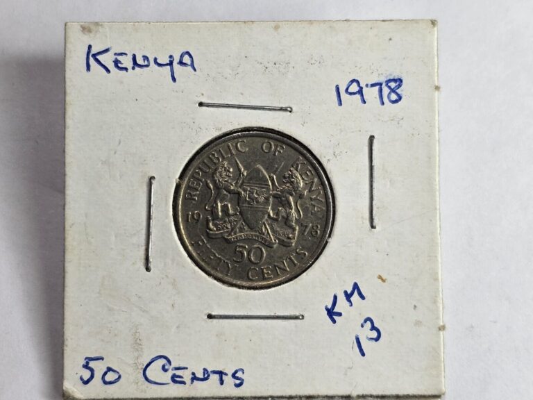 Read more about the article World Coins – Kenya 50 Cents 1978 Coin KM# 13