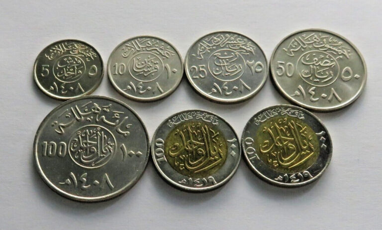 Read more about the article Saudi Arabia Copper-Nickel set of 7 coins KM 61-67