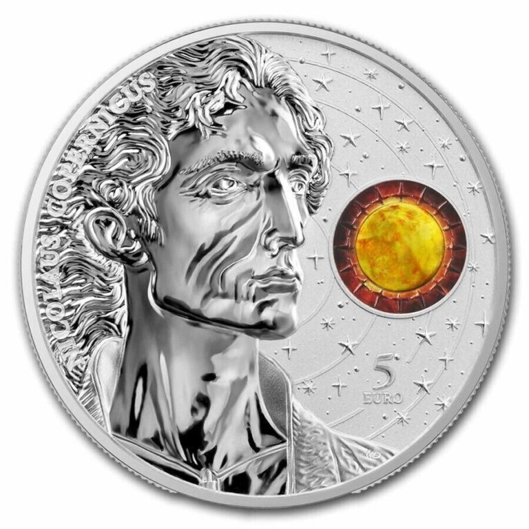 Read more about the article 2023 1 oz Silver Germania Mint – Copernicus – Kopernikus Malta w/display