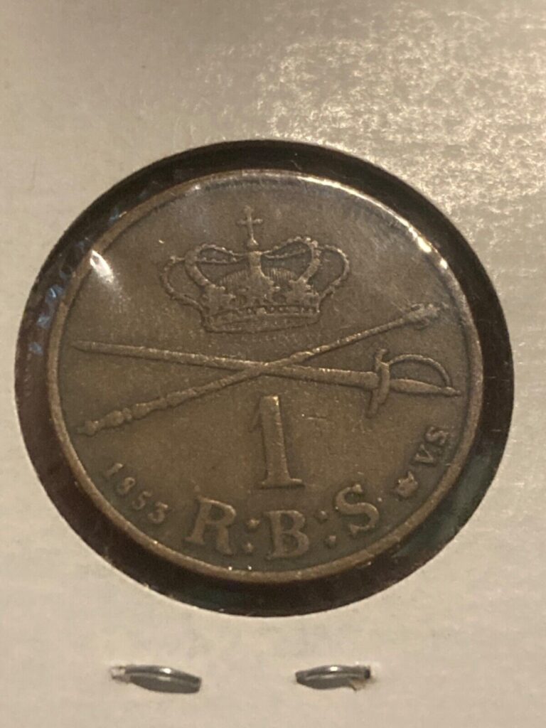 Read more about the article 1853 Coin Denmark 1 Skilling Rigsbank 1853  circulated World coin