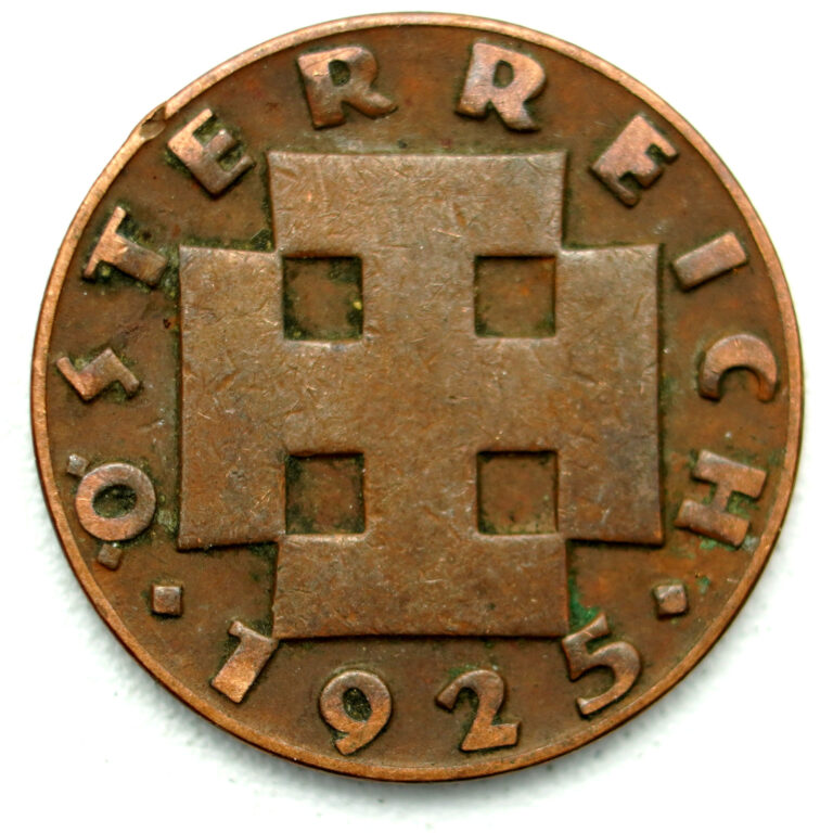 Read more about the article 1925 Austria 2 Groschen Coin  km2837 – Beautiful Coin 🇦🇹
