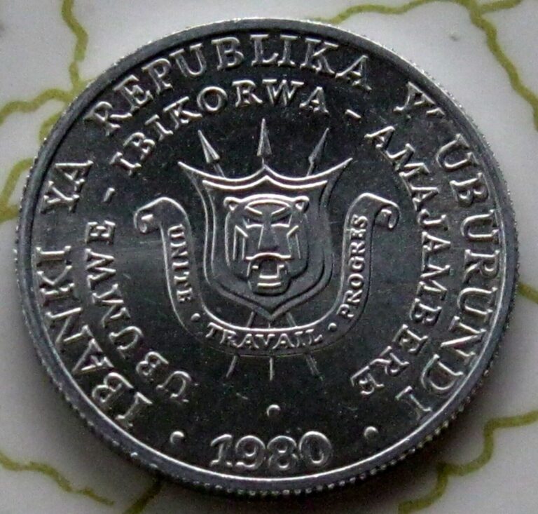 Read more about the article COIN BURUNDI 5FR 1980 BU 203