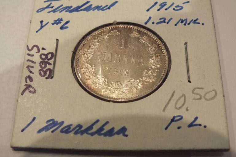 Read more about the article 1915 Finland One Markka (silver)