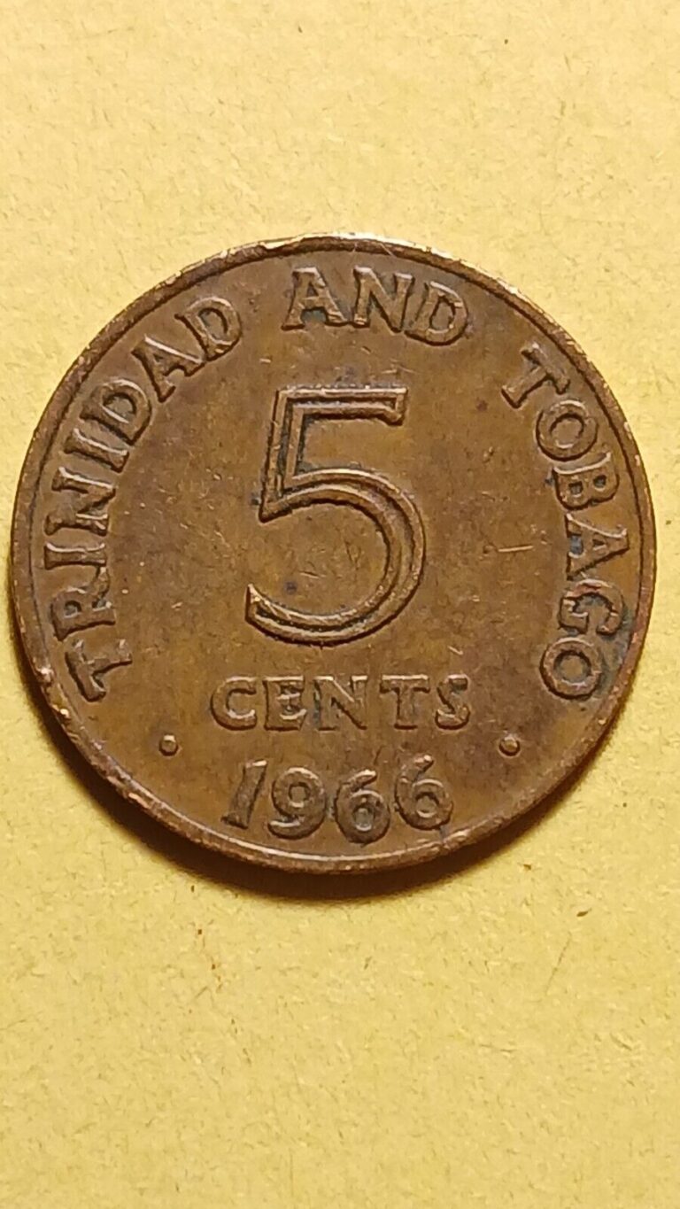 Read more about the article 1966 5 CENTS TRINIDAD AND TOBAGO COIN