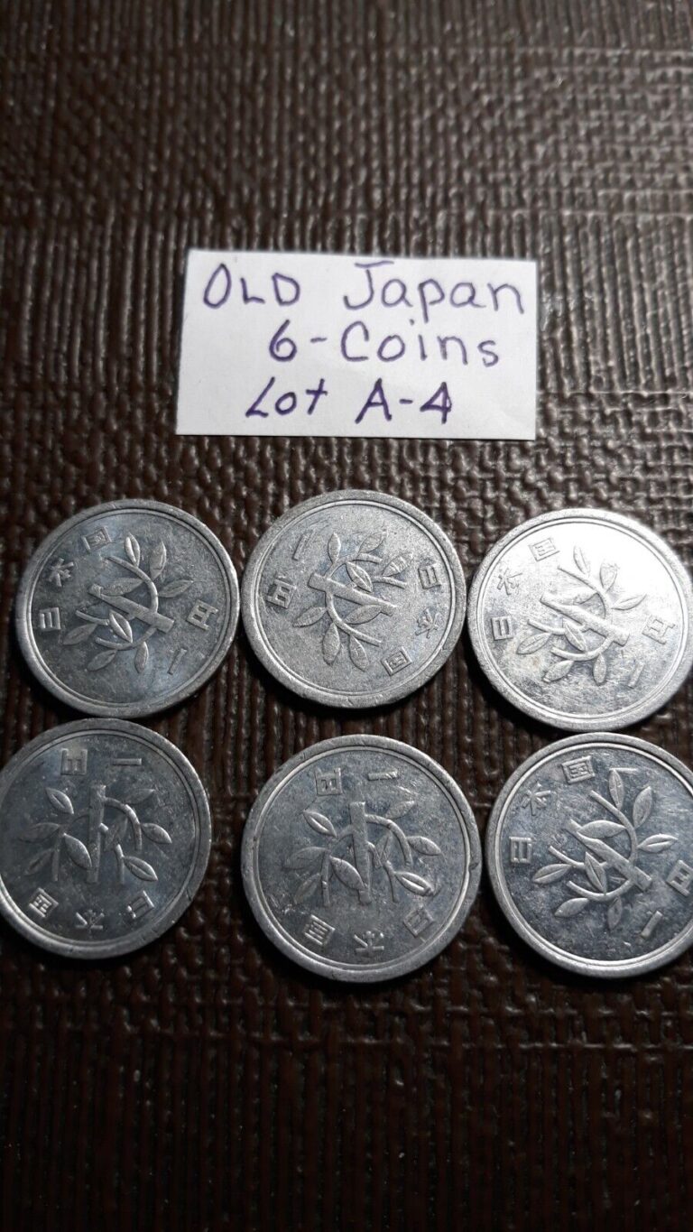 Read more about the article From Old Japan 6 Coins   All  1 Yen   Very Nice Coins   Lot A-4