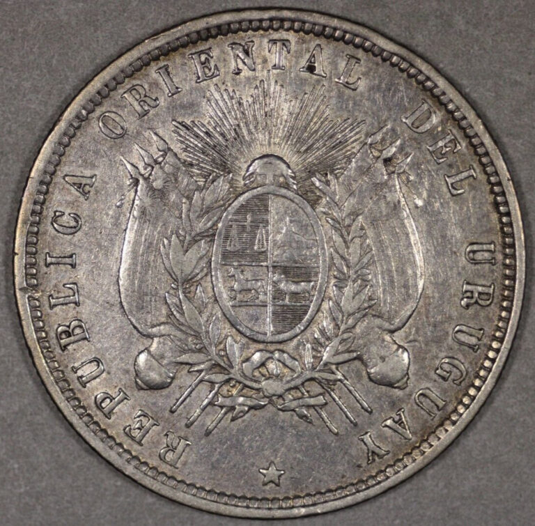 Read more about the article 1877 Uruguay Silver 50 Centesimos