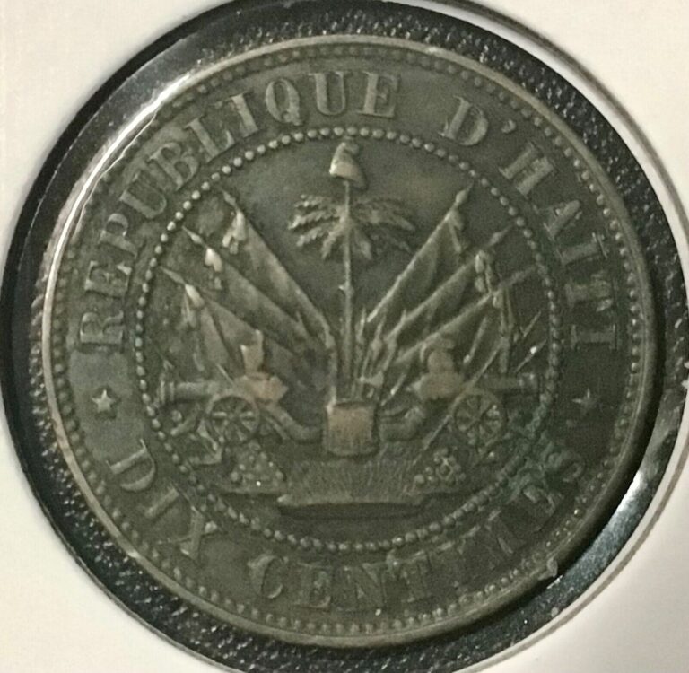 Read more about the article 1863 HAITI 10 CENTIMES CIRCULATED COIN!