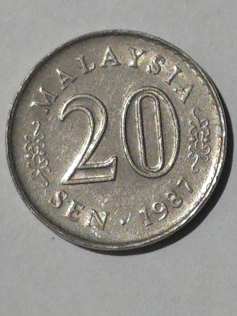 Read more about the article Malaysia 20 Sen 1987 Coin