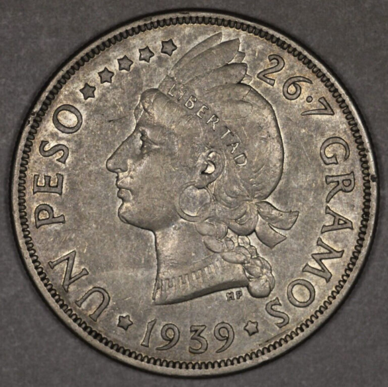Read more about the article 1939 Dominican Republic Silver Peso