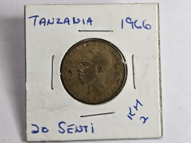 Read more about the article World Coins – Tanzania 20 Senti 1966 Coin KM# 2