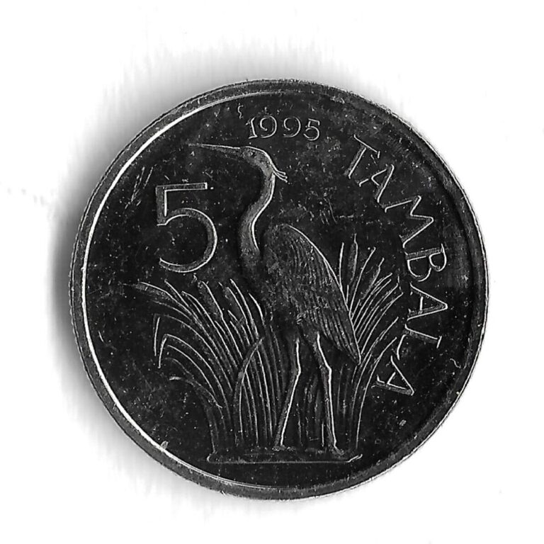 Read more about the article 1995 Malawi 5 Tambala World Coin – KM# 32