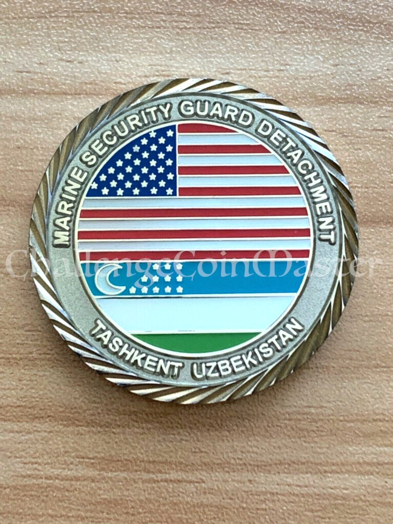 Read more about the article F1 Marine Security Guard Detachment Tashkent Uzbekistan Challenge Coin