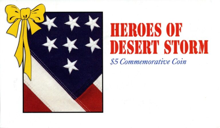 Read more about the article Heroes of Desert Storm 1991 $5 Commemorative Coin 1991 Marshall Islands