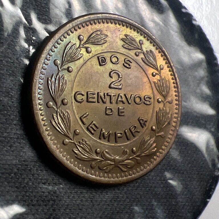 Read more about the article 1956 HONDURAS 2 CENTAVOS Beautiful Condition Z4765