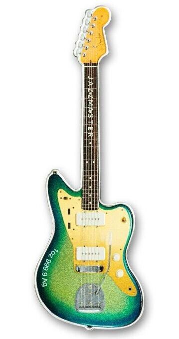 Read more about the article 2024 Solomon Islands $2 1 oz Silver Officially Licensed Fender Jazzmaster Guitar