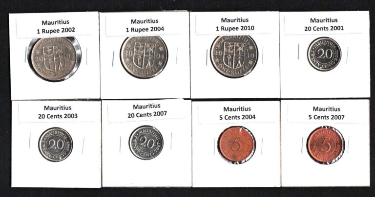 Read more about the article MAURITIUS 2001-2010 SET OF 8 COINS