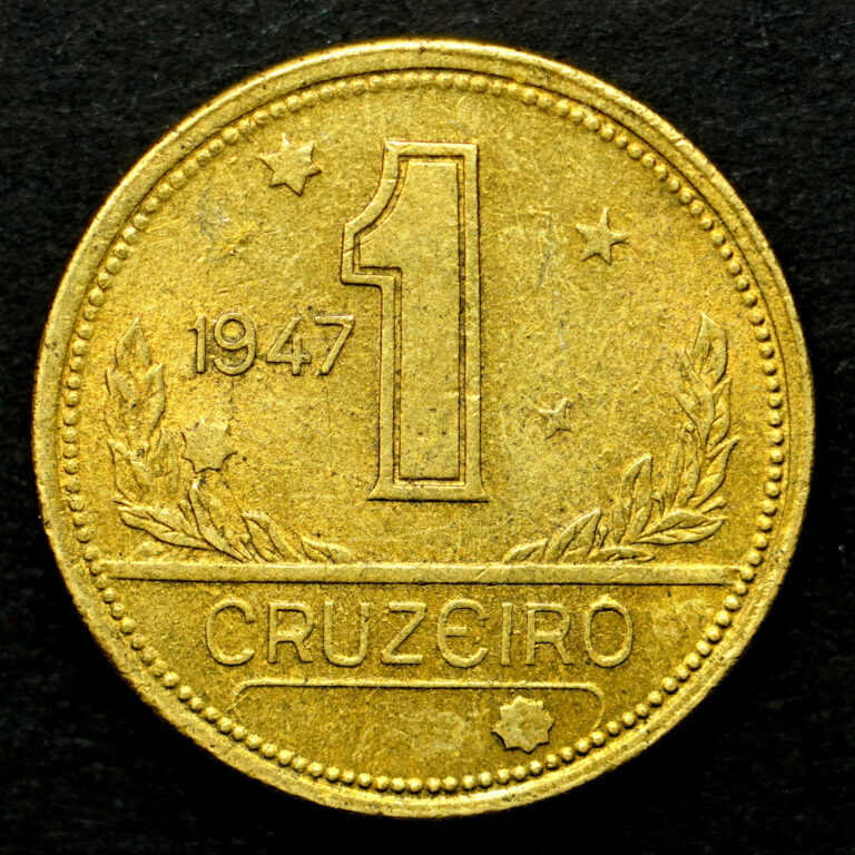Read more about the article 1947 Brazil 1 Cruzeiro Coin  km558 – Nice Coin 🇧🇷