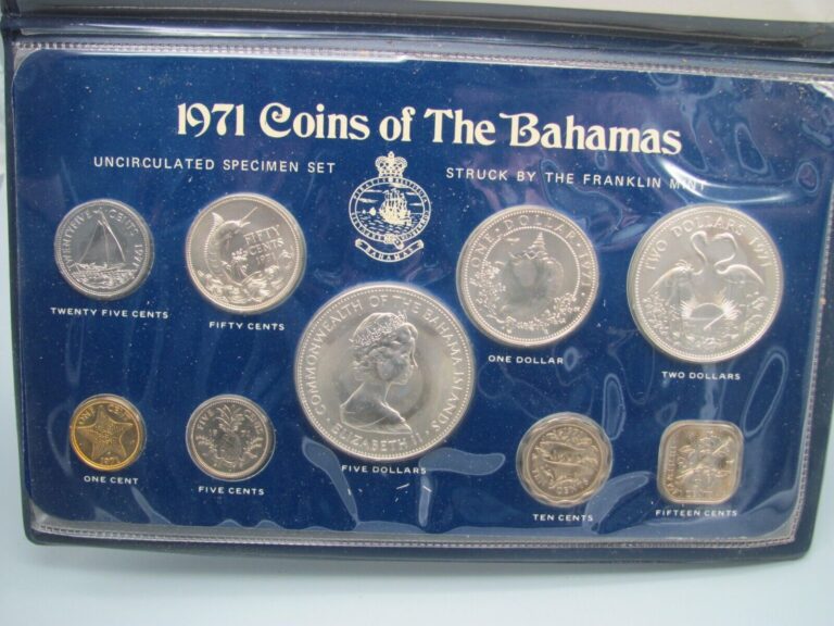 Read more about the article 1971 Coins of the Bahamas Uncirculated Specimen Set