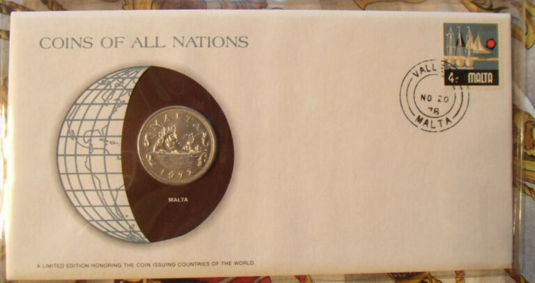 Read more about the article Coins of All Nations Malta 10 cents 1972 UNC