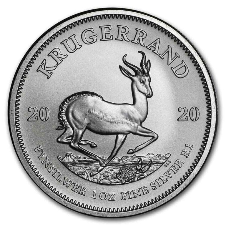 Read more about the article 2020 South Africa 1 oz Silver Krugerrand BU