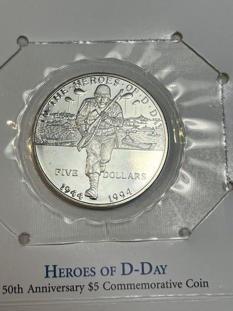 Read more about the article Heroes of D-Day 50th Anniversary 1994 Commemorative $5 Marshall Islands Coin