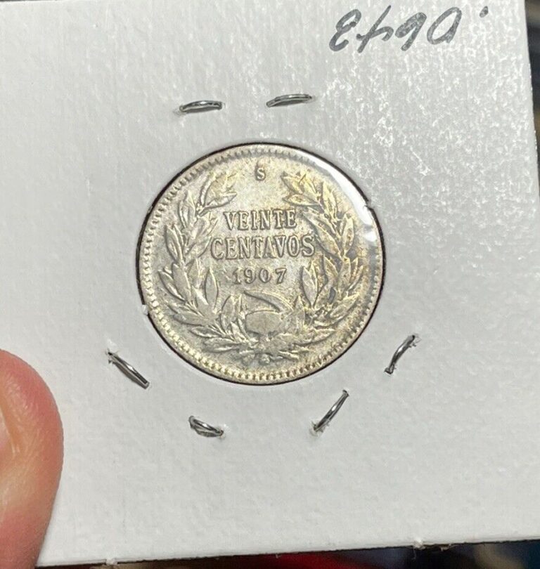 Read more about the article 1907 Chile 5 Centavos Silver Coin