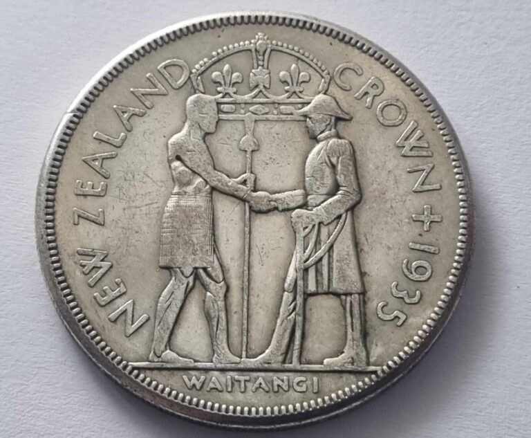 Read more about the article New Zealand 1935 Waitangi Crown Filler Token Coin RARE