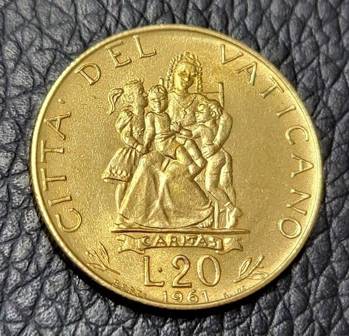 Read more about the article 1961 Vatican City 20 Lire Coin