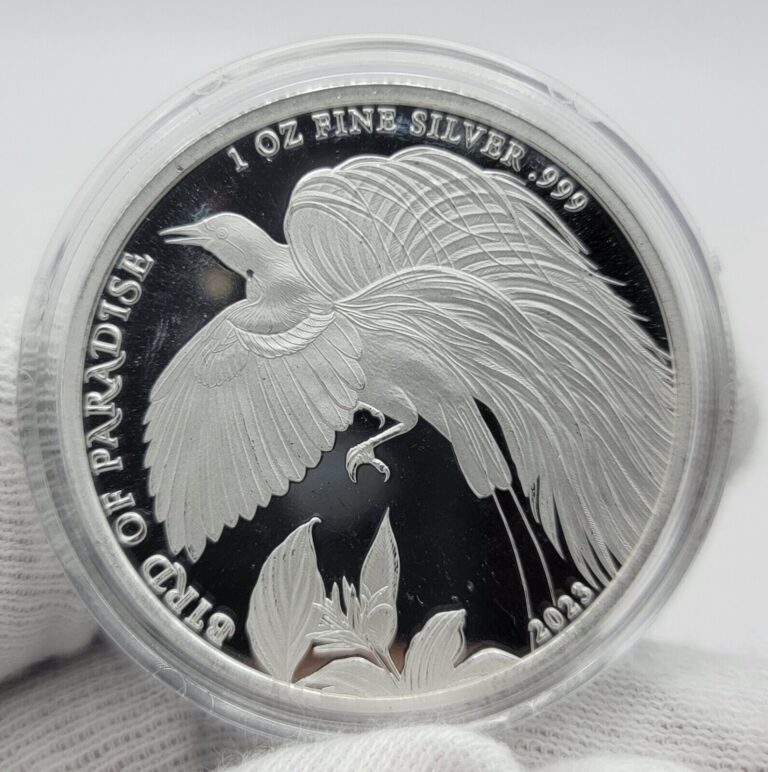 Read more about the article 2023 Papua New Guinea Bird of Paradise 1 oz .999 Fine Silver Coin