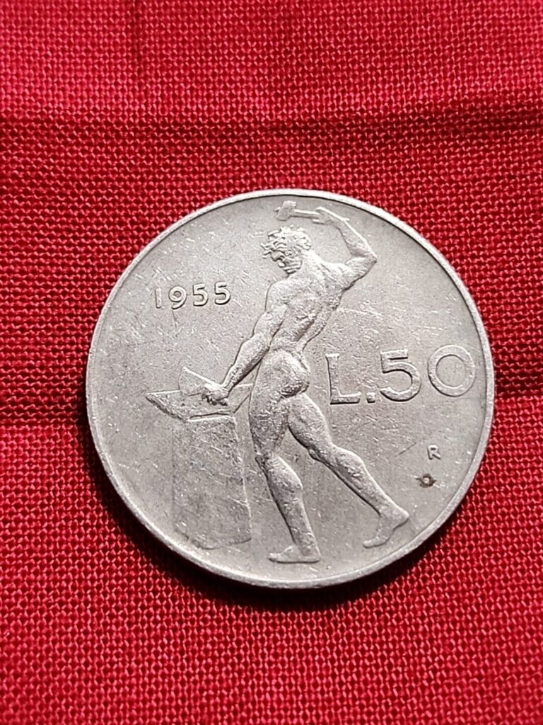 Read more about the article 1955 ITALY COIN 50 Lire KM# 95.1 Europe Italian Coins EXACT COIN SHOWN FREE SHIP