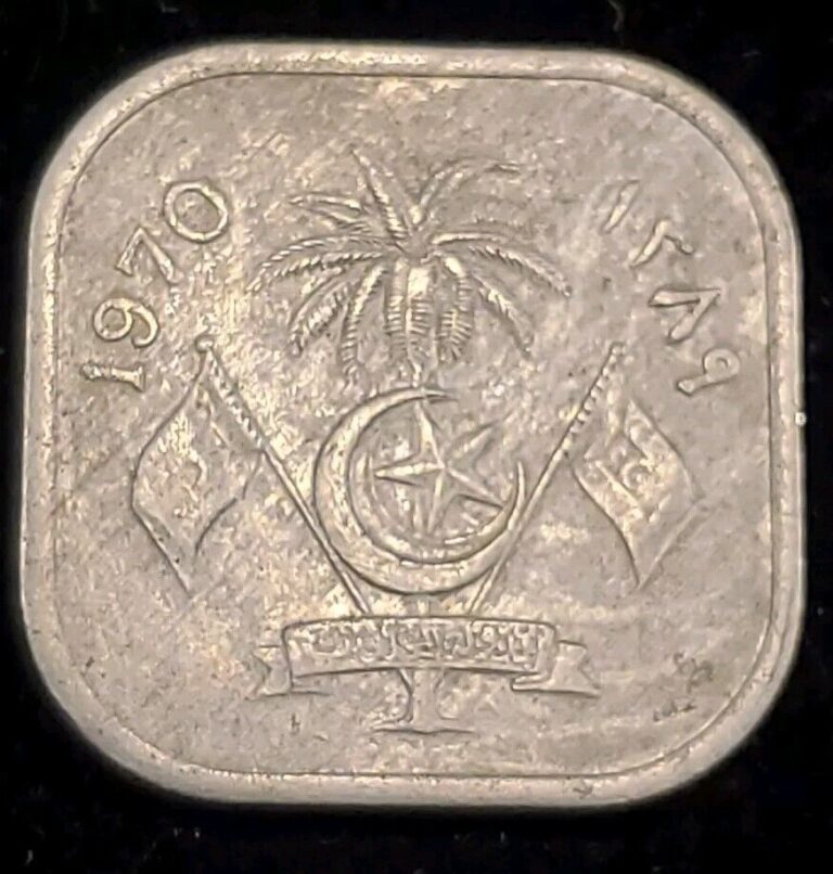 Read more about the article Rare And Exotic Maldives 2 Laari Coin | KM50 | 1970