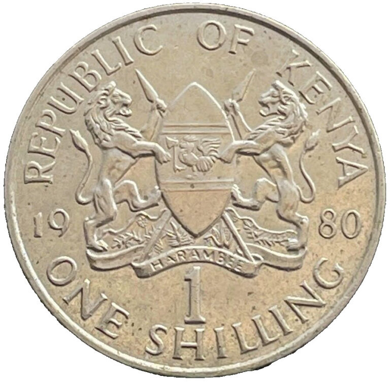 Read more about the article 1980 KENYA Coin 1 Shilling KM# 20 Africa African Coins Exact Shown Free Ship