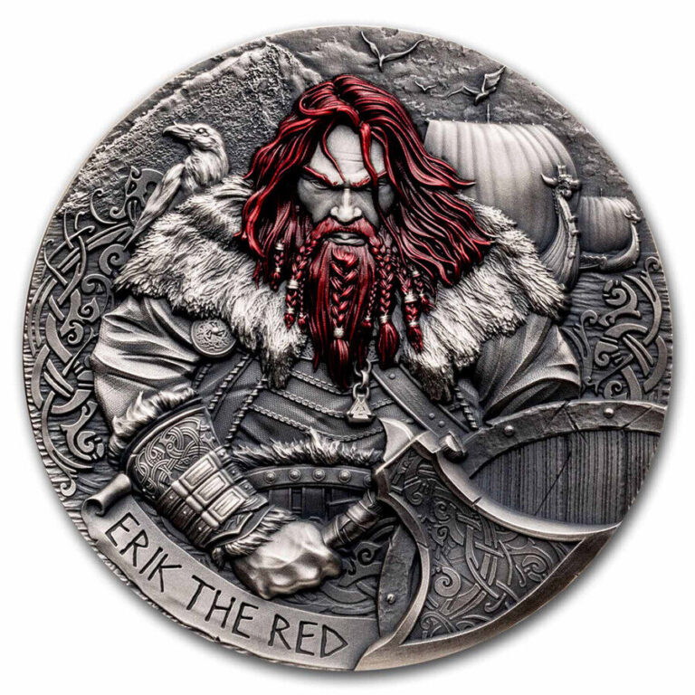 Read more about the article 2024 Cameroon 2 oz Silver The Way to Valhalla: Erik the Red