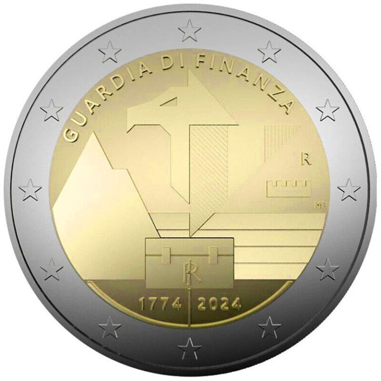 Read more about the article 2024 Italy € 2 Euro UNC Coin – Financial Police 250 Years Guardia di Finanza