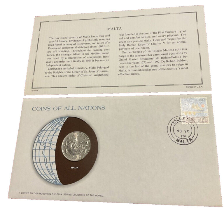 Read more about the article Coins of All Nations Malta 1972 Uncirculated 10 Cents