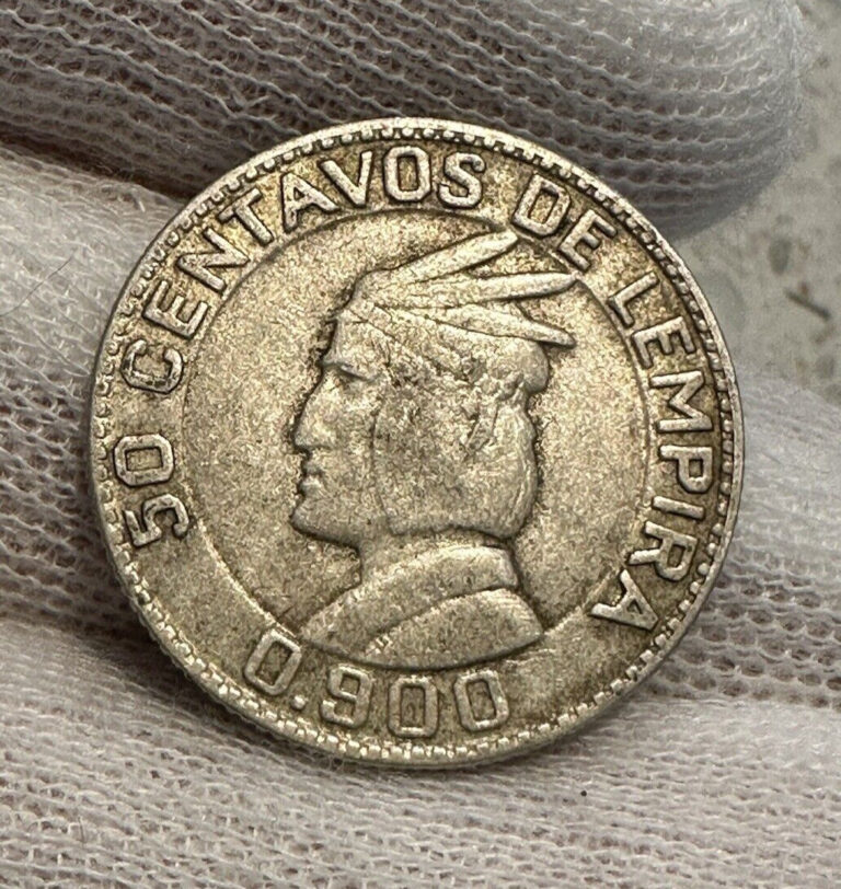 Read more about the article 1937 HONDURAS 50 CENTAVOS SILVER – FREE USA SHIPPING! B3572