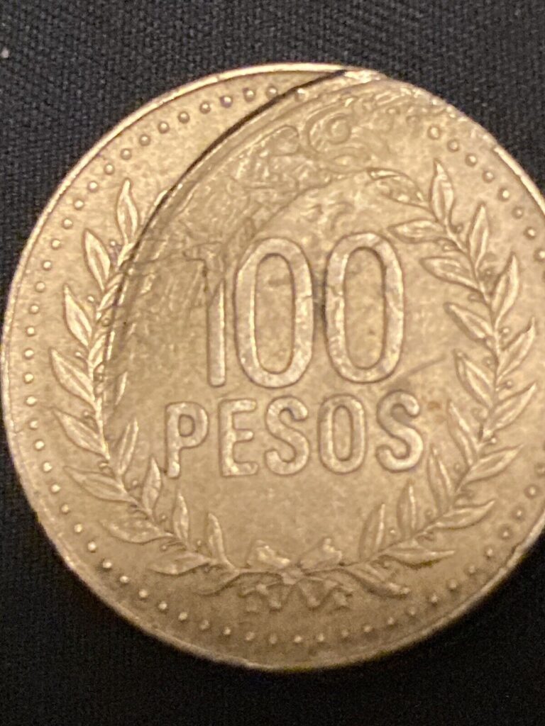 Read more about the article RARE MISTAKE 2007 COLOMBIA 100 PESOS REPUBLICA DE COLOMBIA CIRCULATED COIN